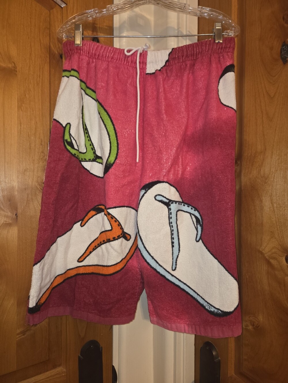 Vintage Johnny's Idea 100% Egyptian Cotton Terry Cloth Board Shorts